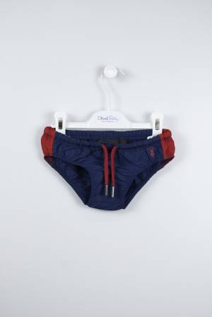 COSTUME TRUSSARDI TBP22093CO BLUE DARK/RED