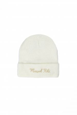 CAPPELLO MANUEL RITZ MR1953 BIANCO NATURAL-CAMMELLO