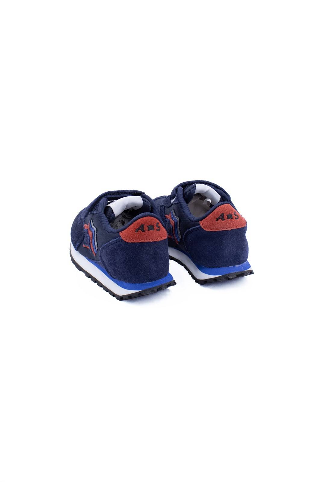 SCARPE ATLANTIC STARS BEN55 NAVY/ROSSO/NAVY-1