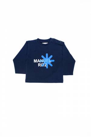 T-SHIRT MANUEL RITZ MR1800 BLU-ROYAL