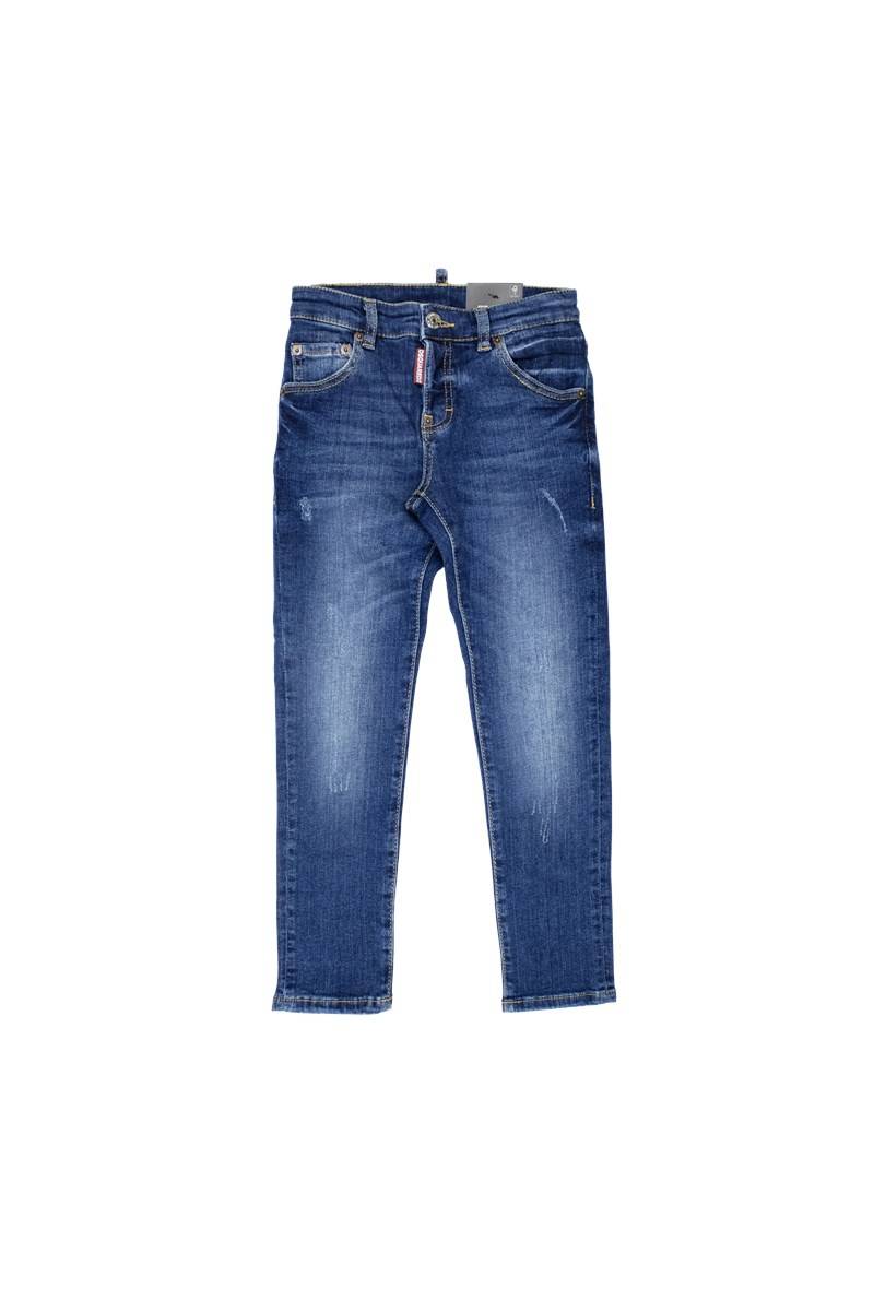 JEANS DSQUARED2 DQ0236 BLUE DENIM