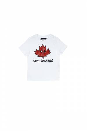 T-SHIRT DSQUARED2 DQ1640 WHITE