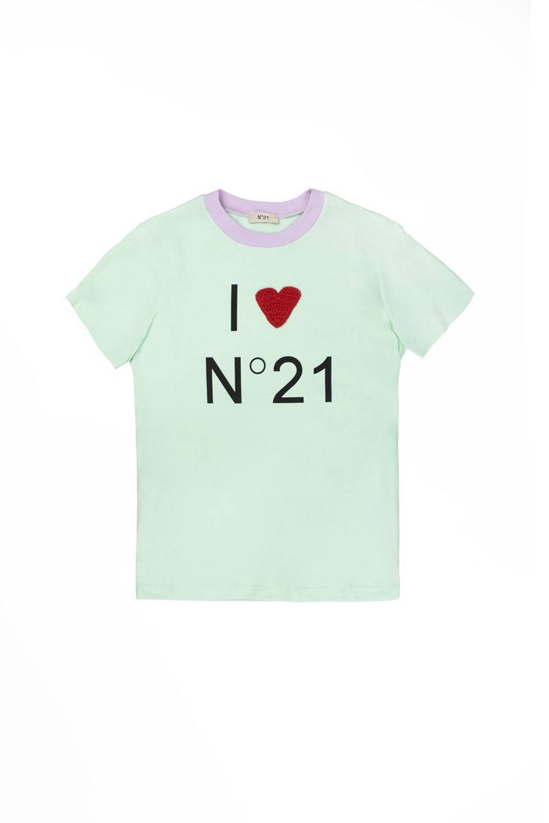 T-SHIRT N21 N21560 LIGHT MINT GREEN