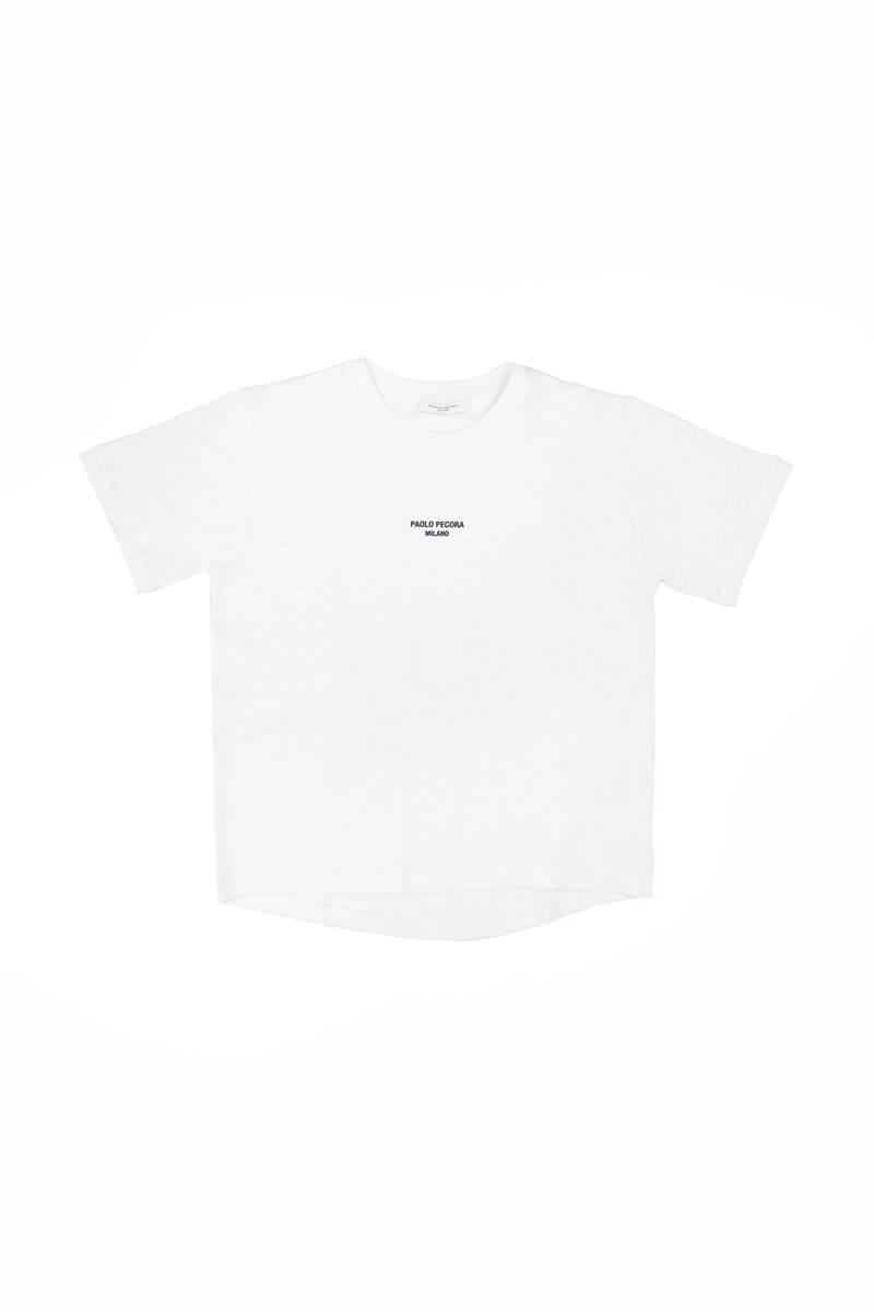 T-SHIRT PAOLO PECORA PP3367 BIANCO-NERO