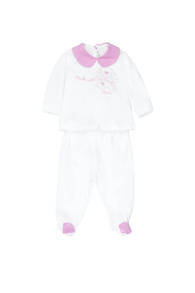 TUTINA LE BEBÉ LBG3989 BIANCO-ROSA