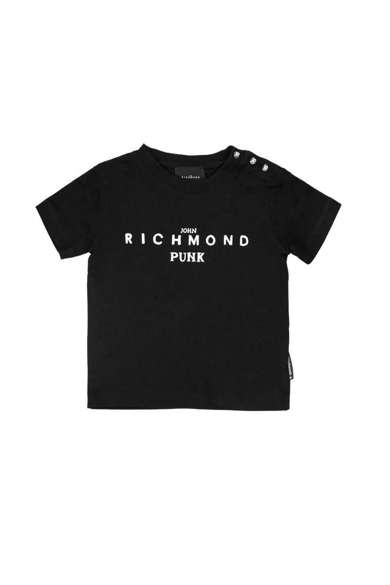 T-SHIRT JOHN RICHMOND RIP23047TS BLACK