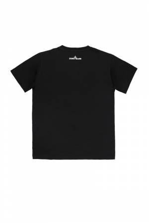 T-SHIRT STONE ISLAND 781621070 NERO-1-mini