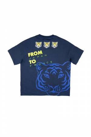 T-SHIRT KENZO K25794 NAVY-1-mini