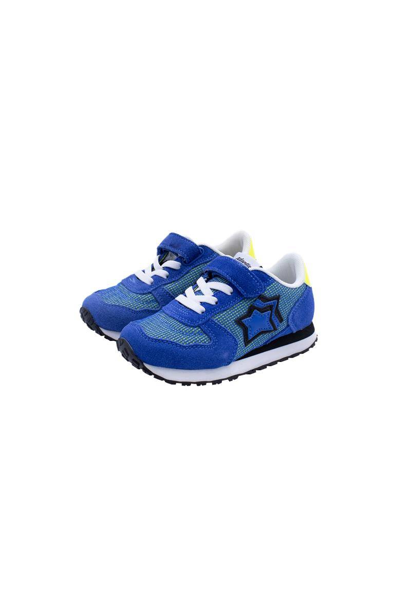 SCARPE ATLANTIC STARS JUNIOR BEN35 BLU/VERDE-0