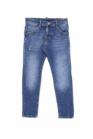 JEANS DSQUARED2 DQ0236 BLUE DENIM