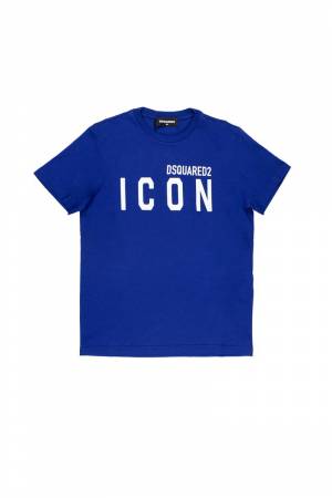 T-SHIRT DSQUARED2 DQ048S CLEMATIS BLUE