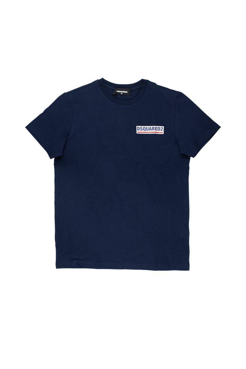 T-SHIRT DSQUARED2 DQ1389 ECLIPSE BLUE