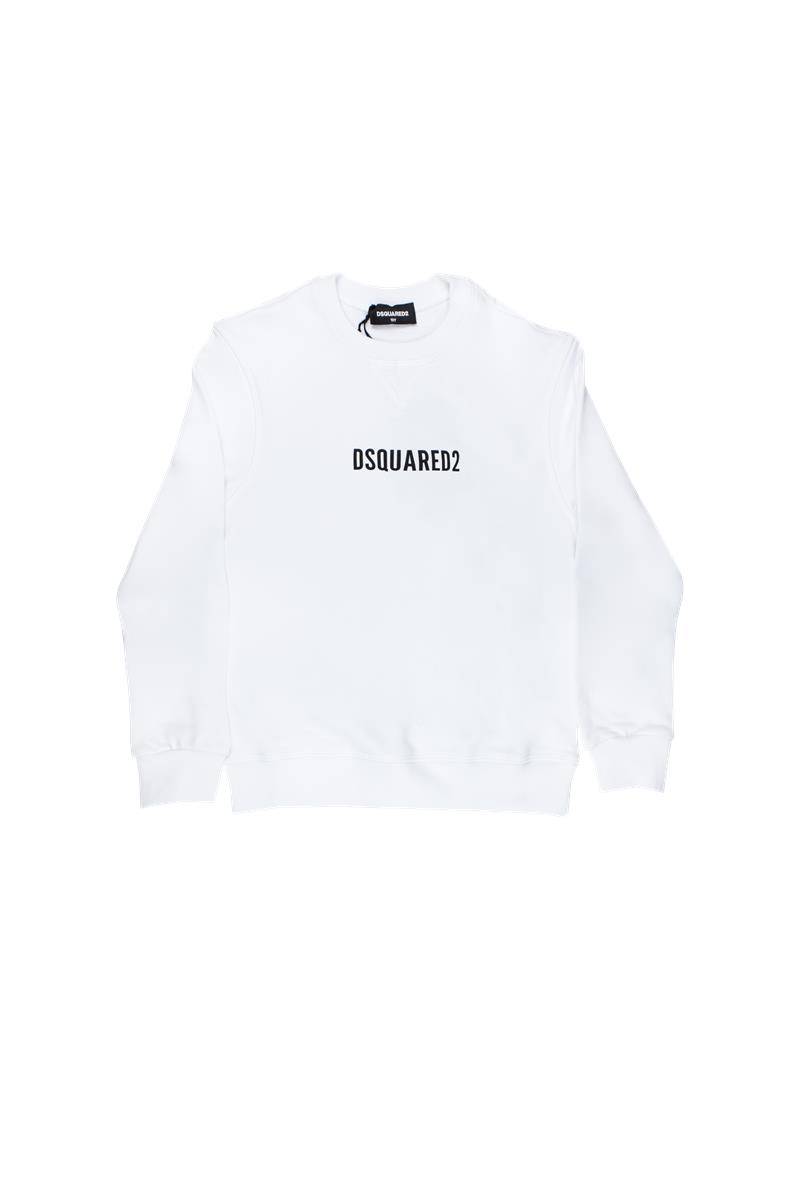 FELPA DSQUARED2 DQ1739 WHITE