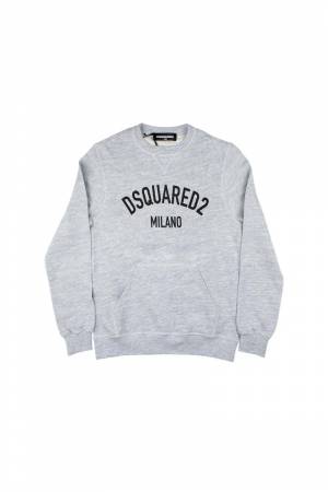 FELPA DSQUARED2 DQ1963 LIGHT GREY MELANGE