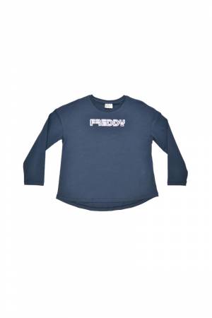 T-SHIRT FREDDY  FR1438 BLU NAVY