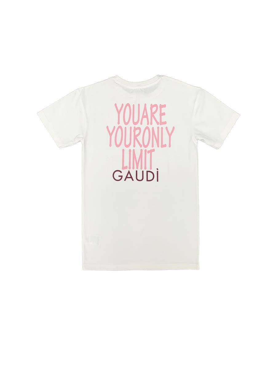 T-SHIRT GAUDÌ GAF04619 WHITE-1