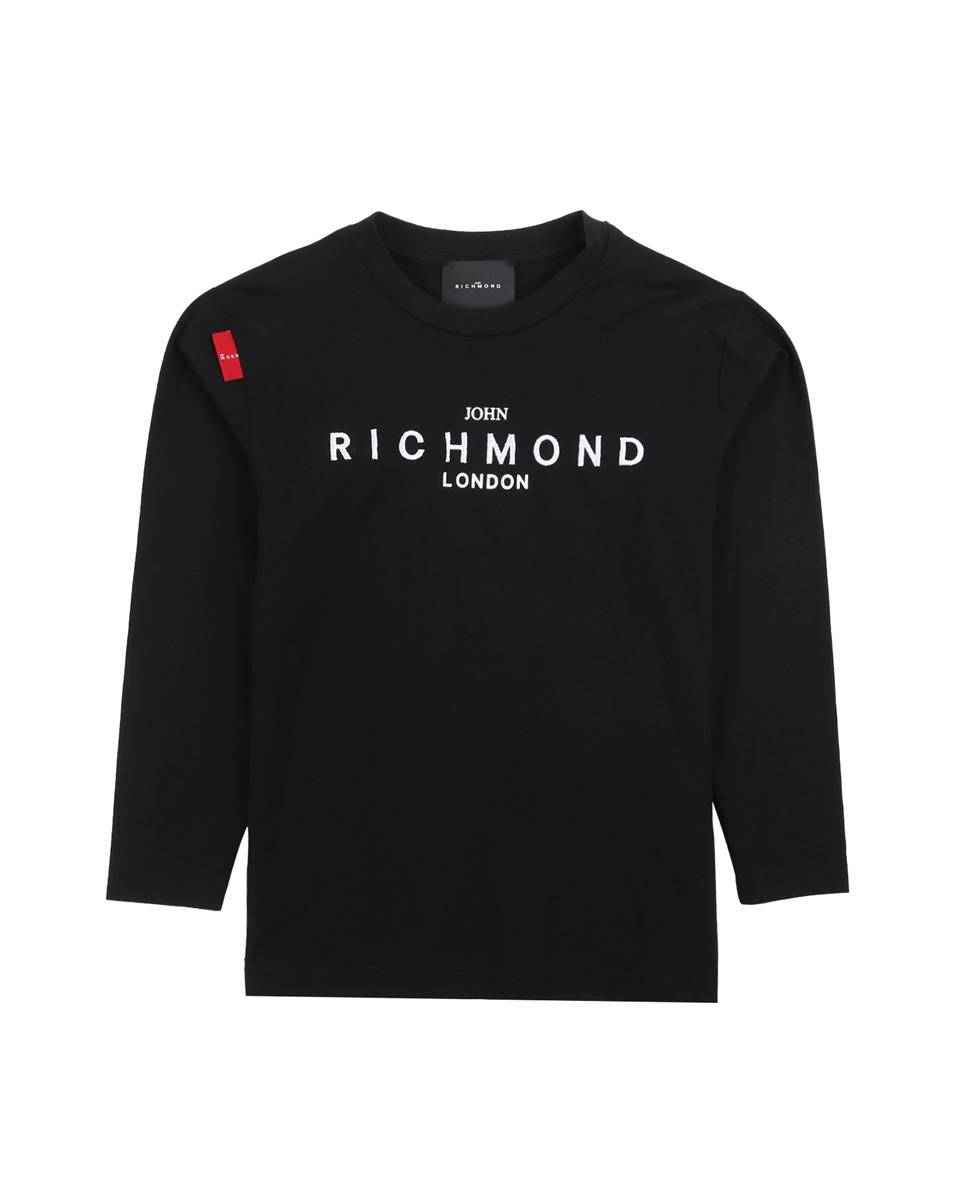 T-SHIRT JOHN RICHMOND RBA23007TS BLACK