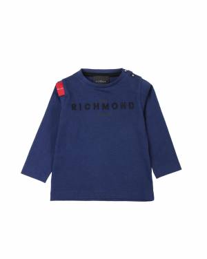 T-SHIRT JOHN RICHMOND RIA23002TS BLUE