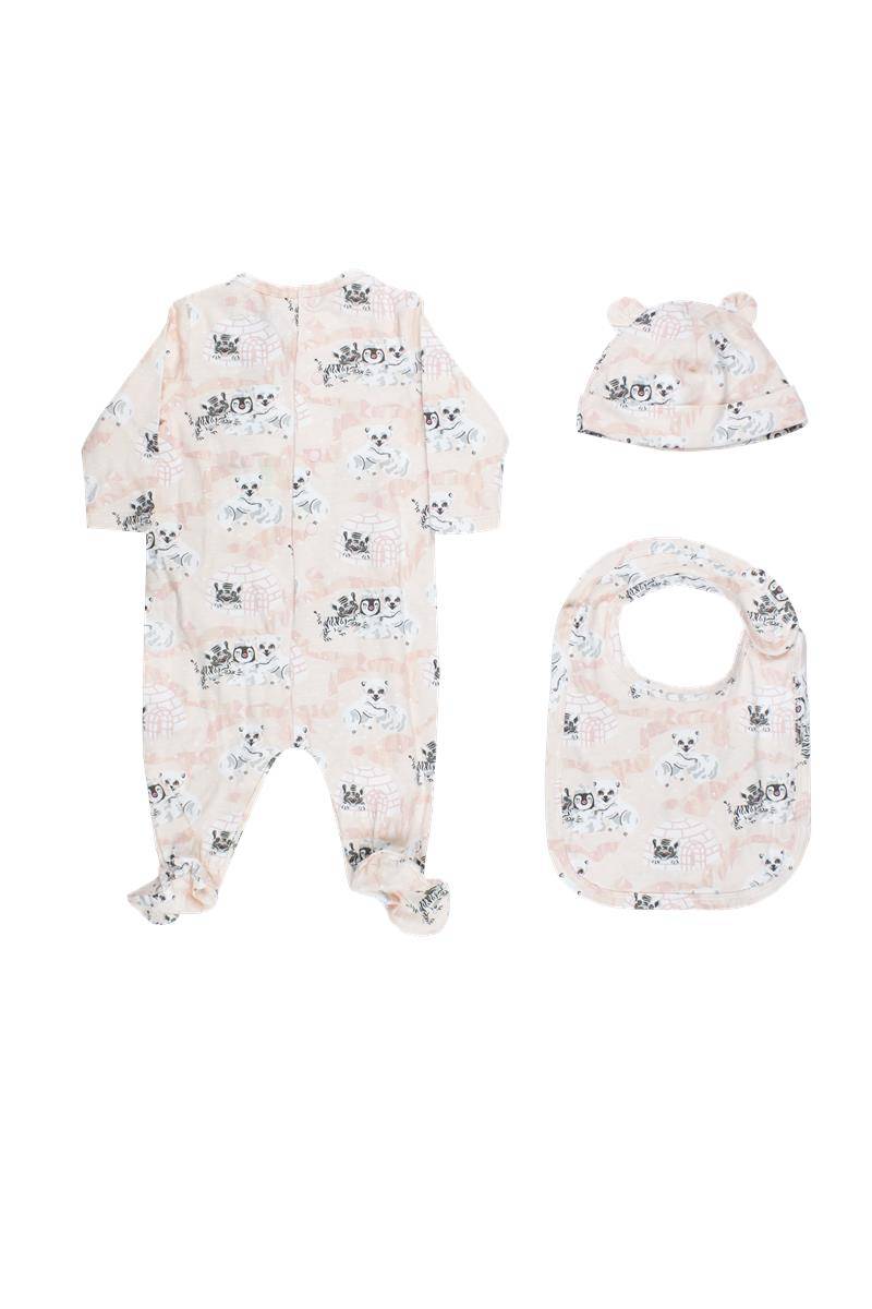 SET NEONATO KENZO K98073 PINK-1