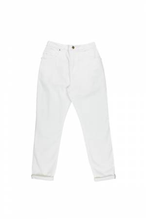 PANTALONE ELISABETTA FRANCHI EFPA143 BIANCO