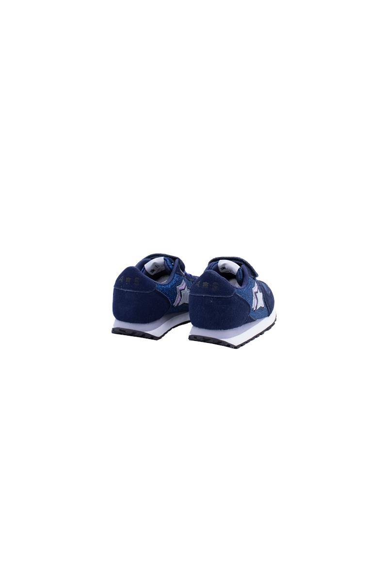 SCARPE ATLANTIC STARS BEN141 BLU GLITTER-2