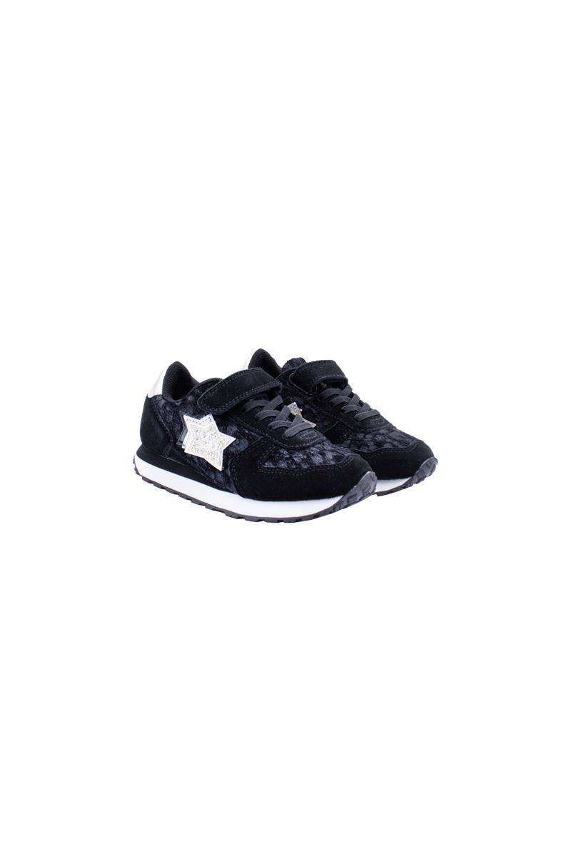 SCARPE ATLANTIC STARS BEN147 NERO/ORO-1