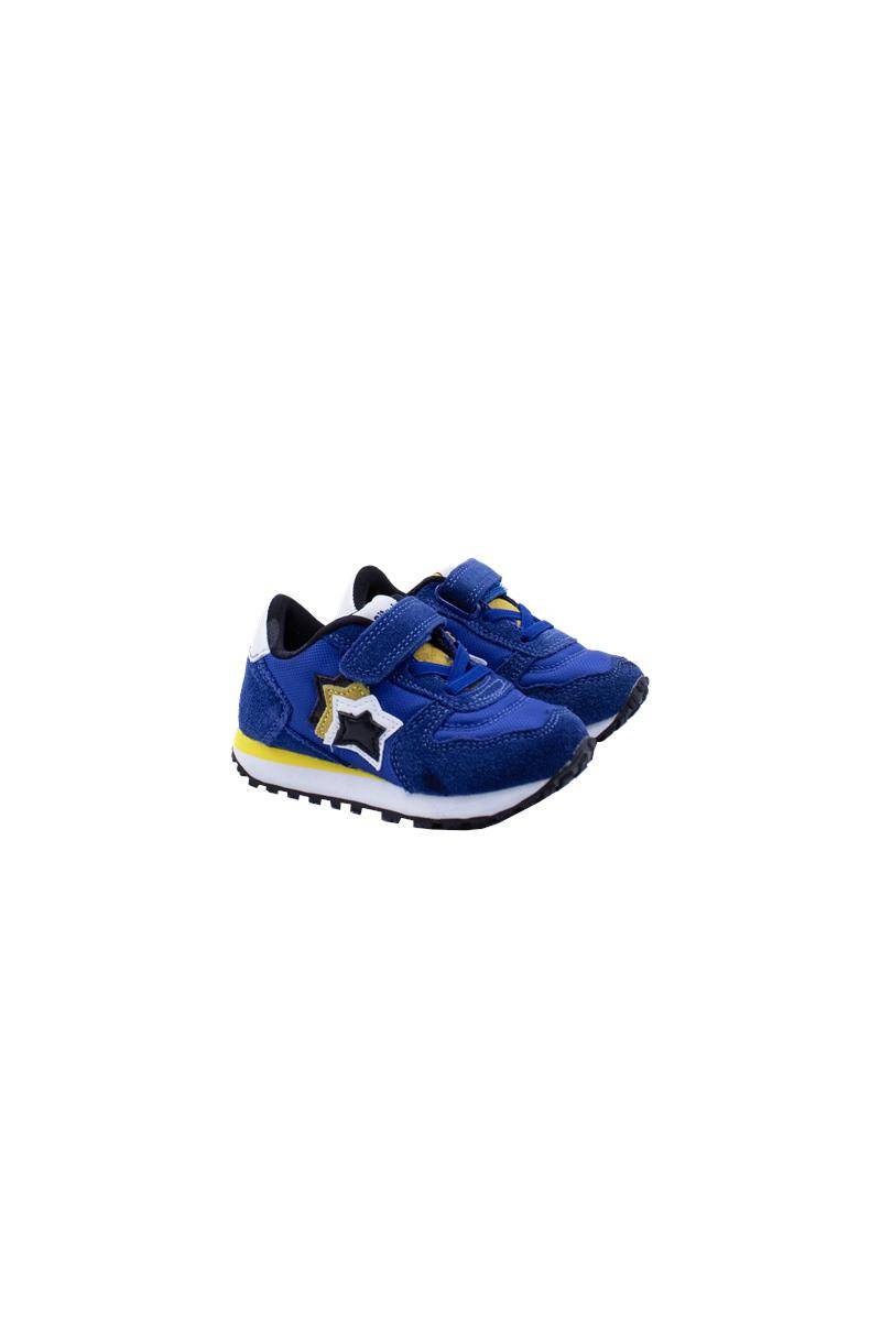 SCARPE ATLANTIC STARS BEN58 BLU/BIA/GIALLO-1