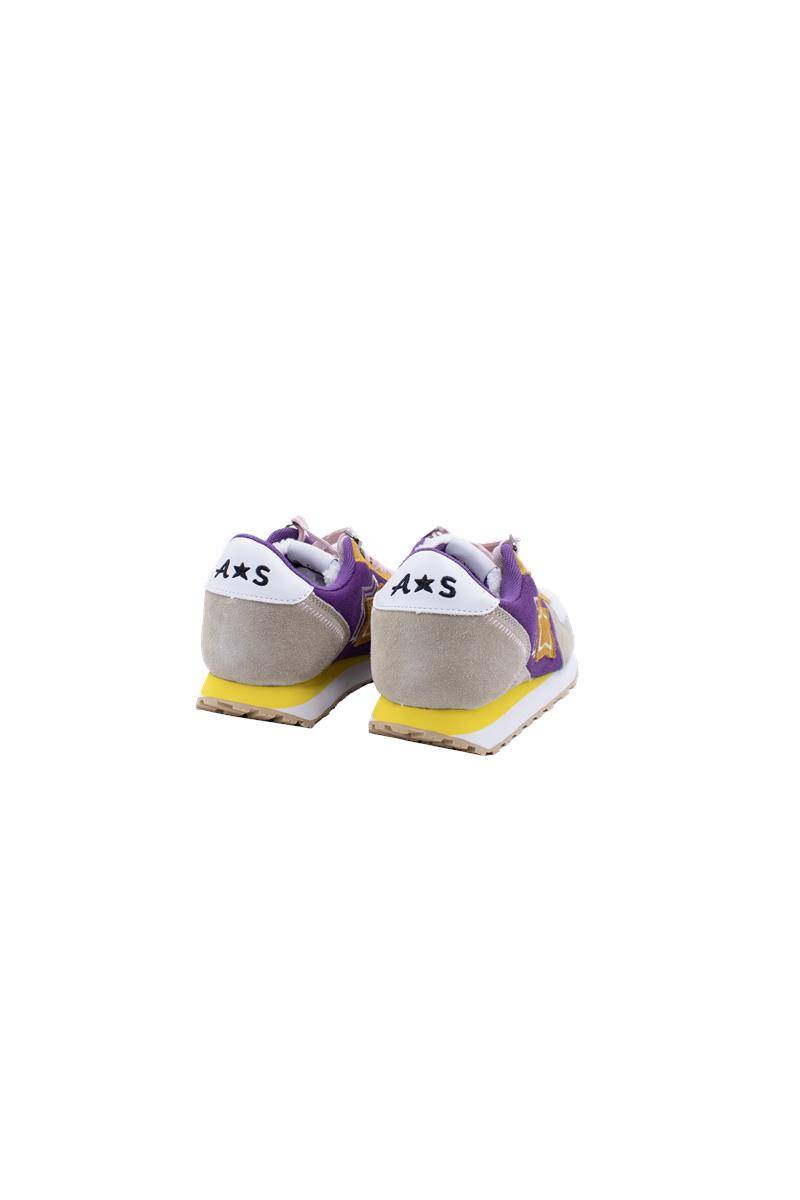 SCARPE ATLANTIC STARS COLOR156 BEIGE/VIOLA-2