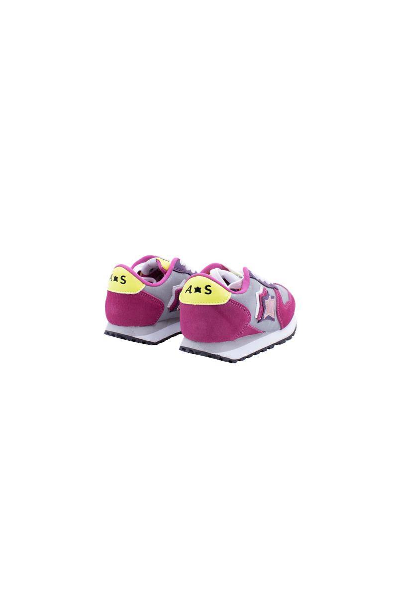 SCARPE ATLANTIC STARS ICARO47 FUXIA/GRIGIO/GIALLO-2