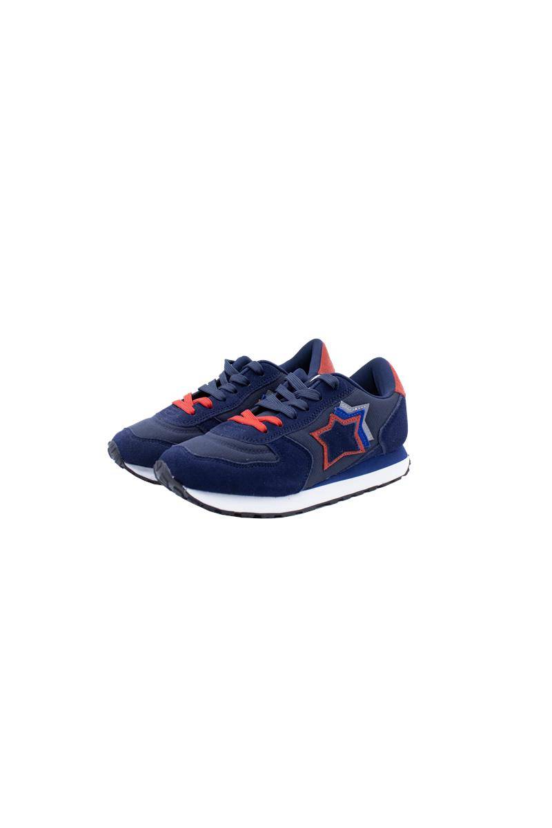 SCARPE ATLANTIC STARS ICARO55 NAVY/ROSSO