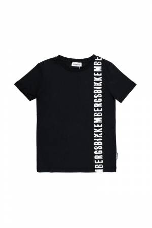 T-SHIRT BIKKEMBERGS BK1906 BLACK