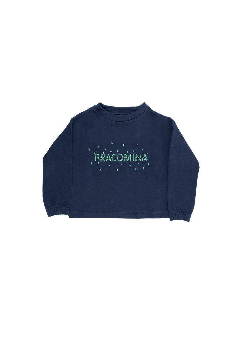 FELPA FRACOMINA FM0640 BLU NAVY