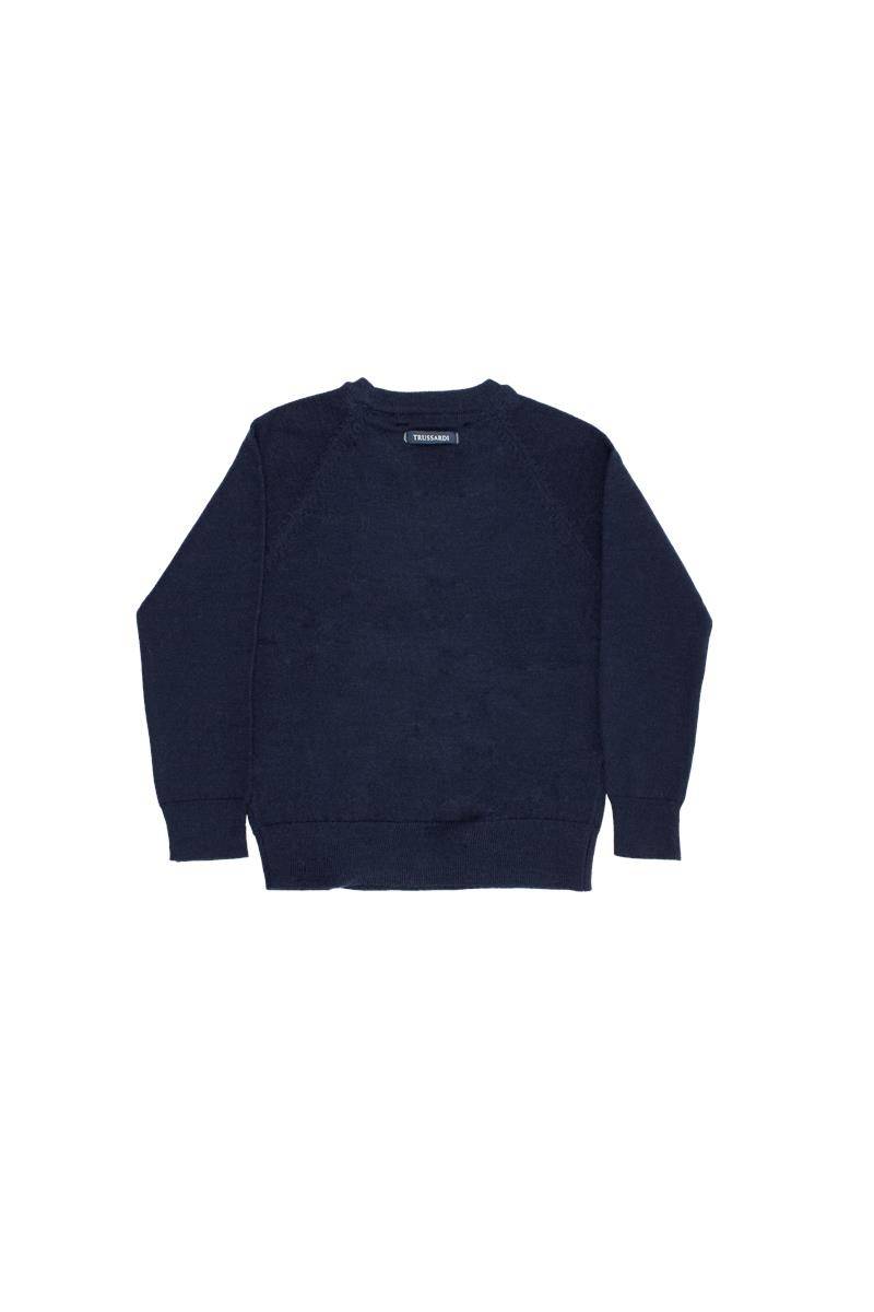 MAGLIA TRUSSARDI TBA23019MA BLUE NAVY-1