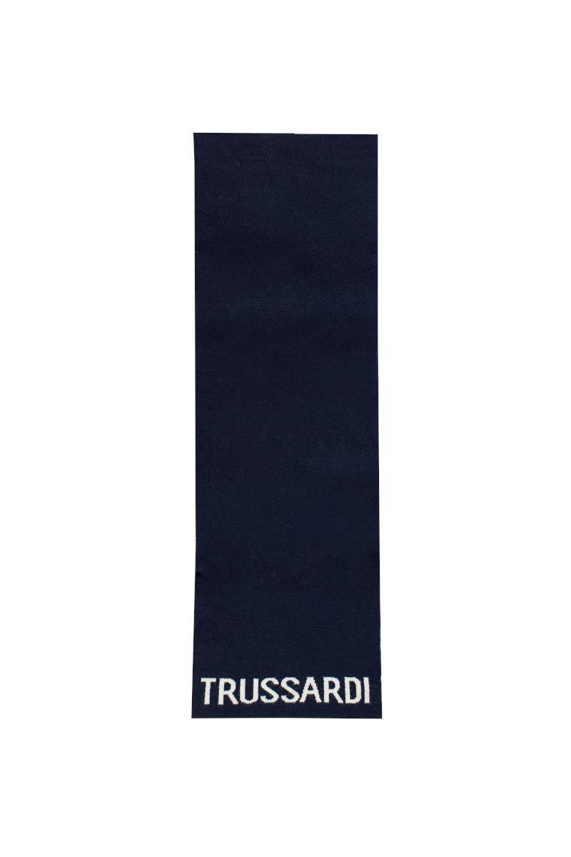 SET CAPPELLO-SCIARPA TRUSSARDI TBA23100HS BLU NAVY-1