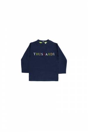 T-SHIRT TRUSSARDI TIA23134TS BLUE NAVY