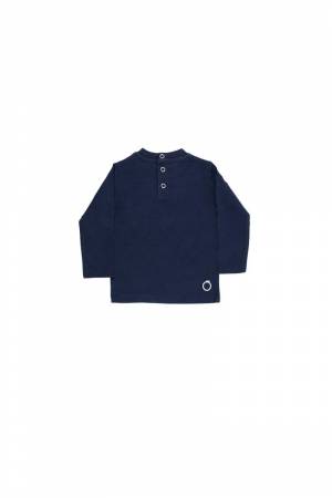 T-SHIRT TRUSSARDI TIA23134TS BLUE NAVY-1-mini