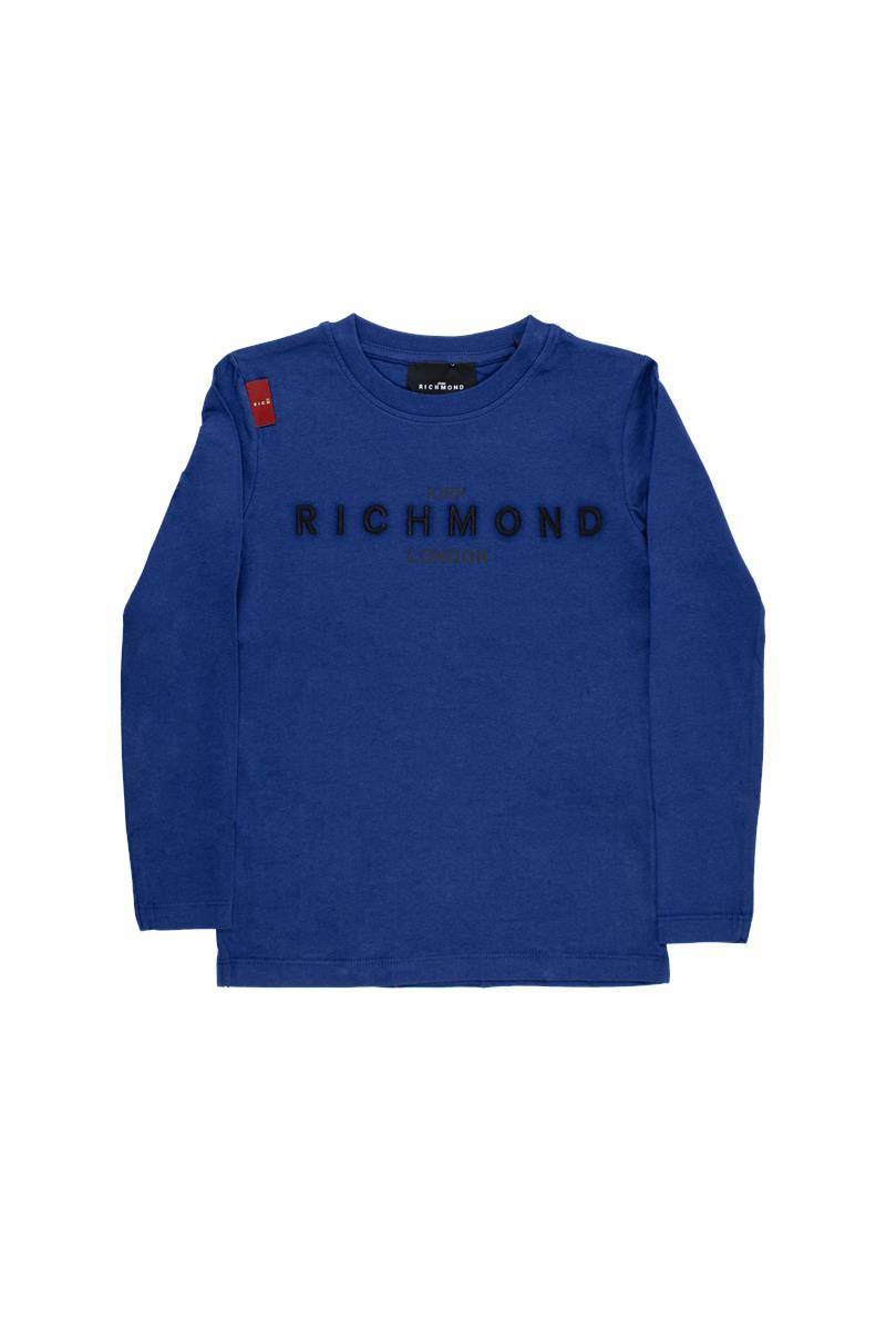 T-SHIRT JOHN RICHMOND RBA23007TS BLUE