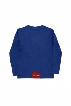 T-SHIRT JOHN RICHMOND RBA23007TS BLUE-1-mini