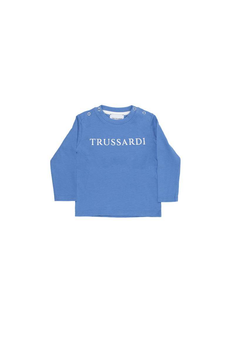 T-SHIRT TRUSSARDI TIA23112TS BLUE SKY