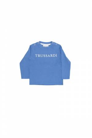 T-SHIRT TRUSSARDI TIA23112TS BLUE SKY