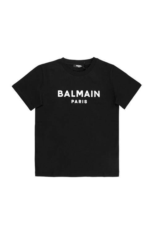 T-SHIRT BALMAIN BT8P41 BLACK/WHITE