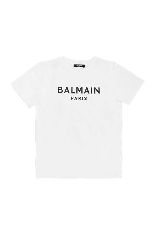 T-SHIRT BALMAIN BT8P41 WHITE/BLACK