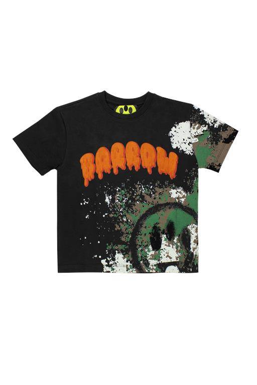 T-SHIRT BARROW F3BKJUTH082 NERO