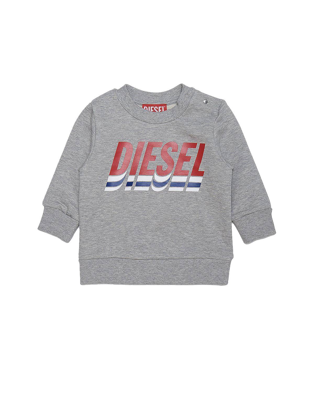 FELPA DIESEL K00405 GRIGIO MELANGE NUOVO