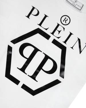 T-SHIRT PHILIPP PLEIN 2WM004 BIANCO-2-mini