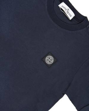 T-SHIRT STONE ISLAND 791620147 BLU-2-mini