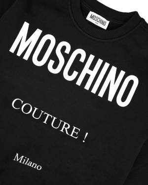 FELPA MOSCHINO HNF06O NERO-2-mini