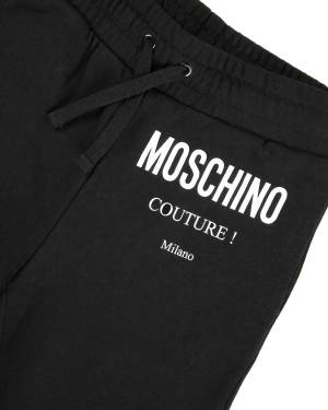 PANTALONE FELPA MOSCHINO HNP04R NERO-2-mini