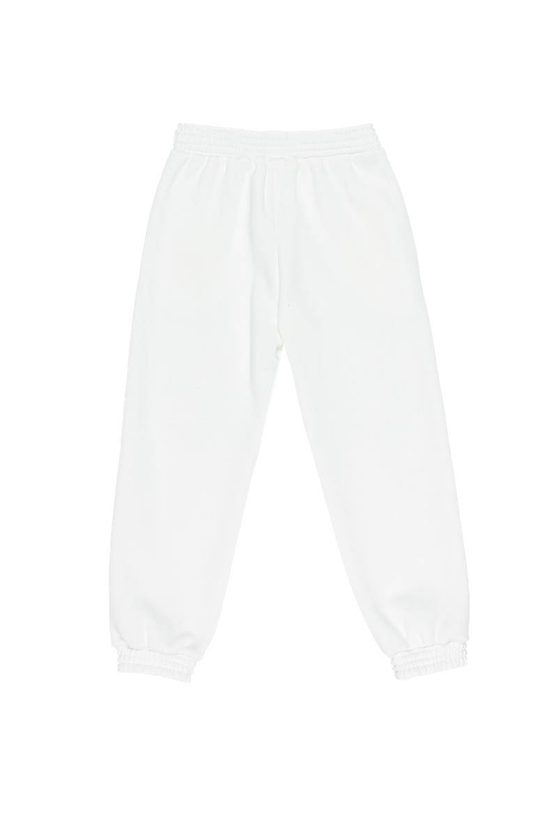 PANTALONE FELPA LULÙ LL2406 LATTE-1