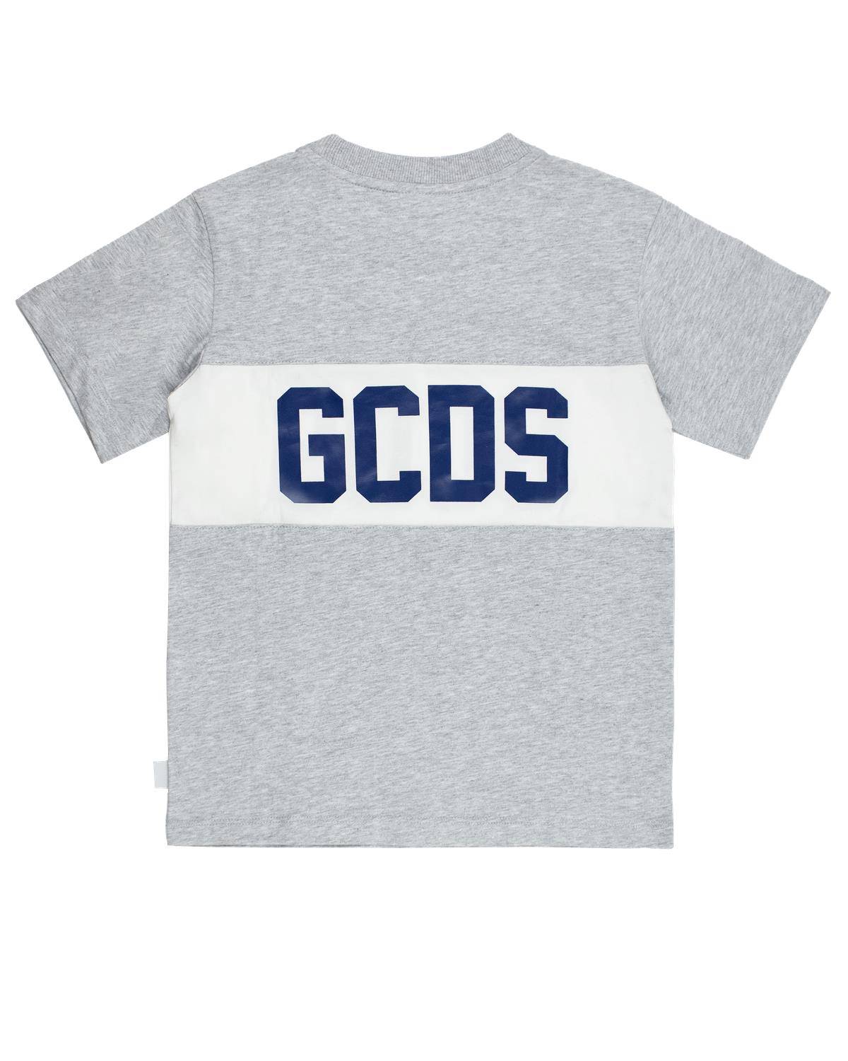 T-SHIRT GCDS DOM005 GRIGIO -1